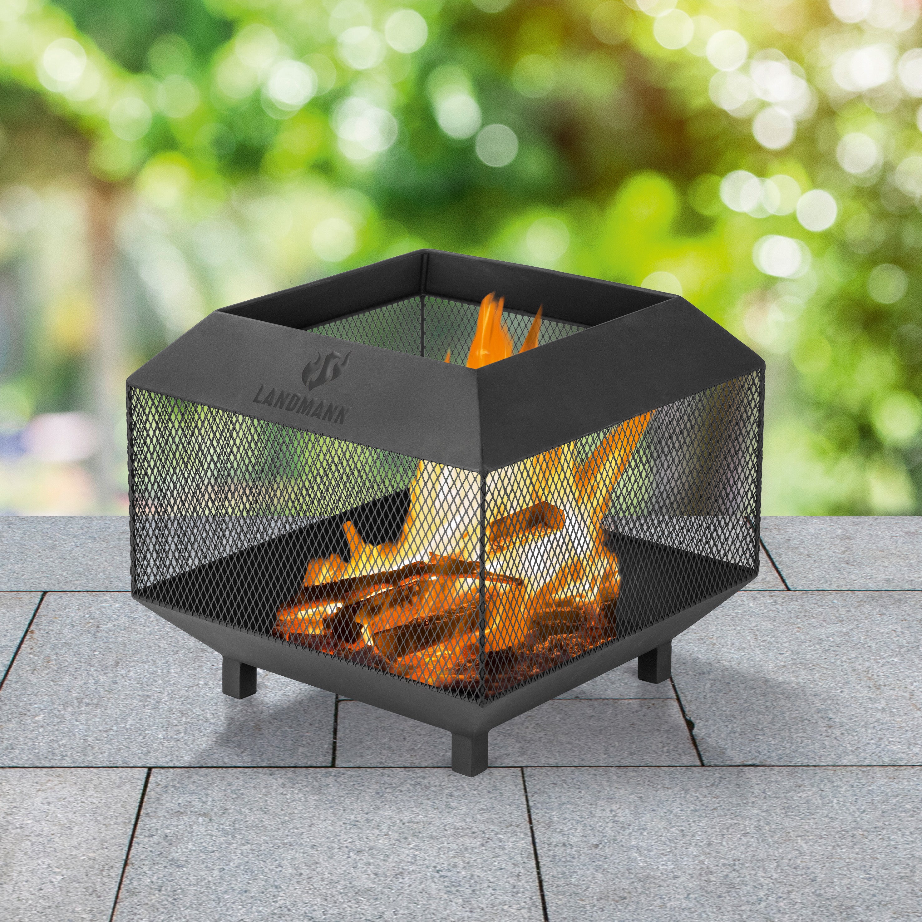 Fire Basket Square - Outdoor