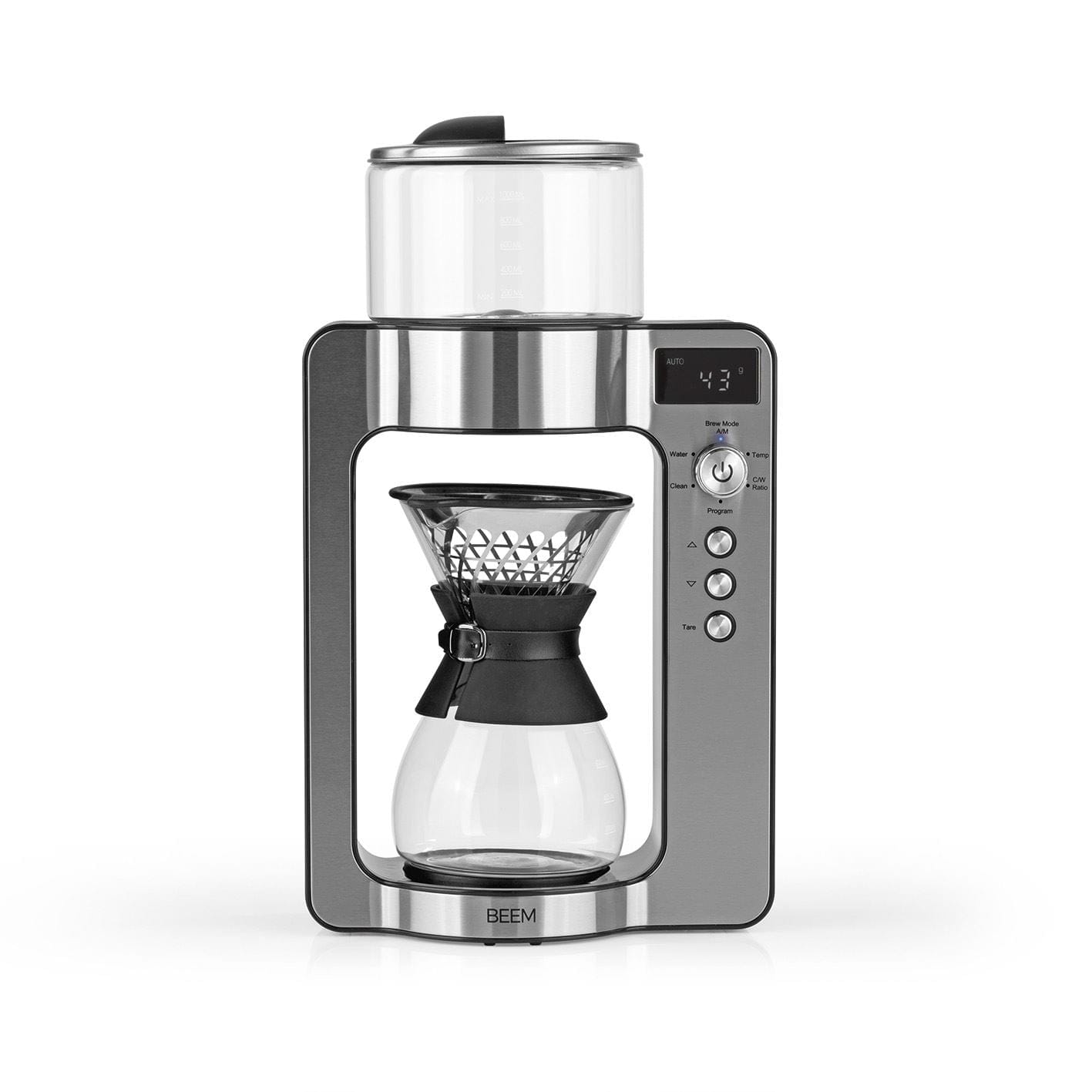 POUR OVER Filter Coffee Machine with Scale - Glass