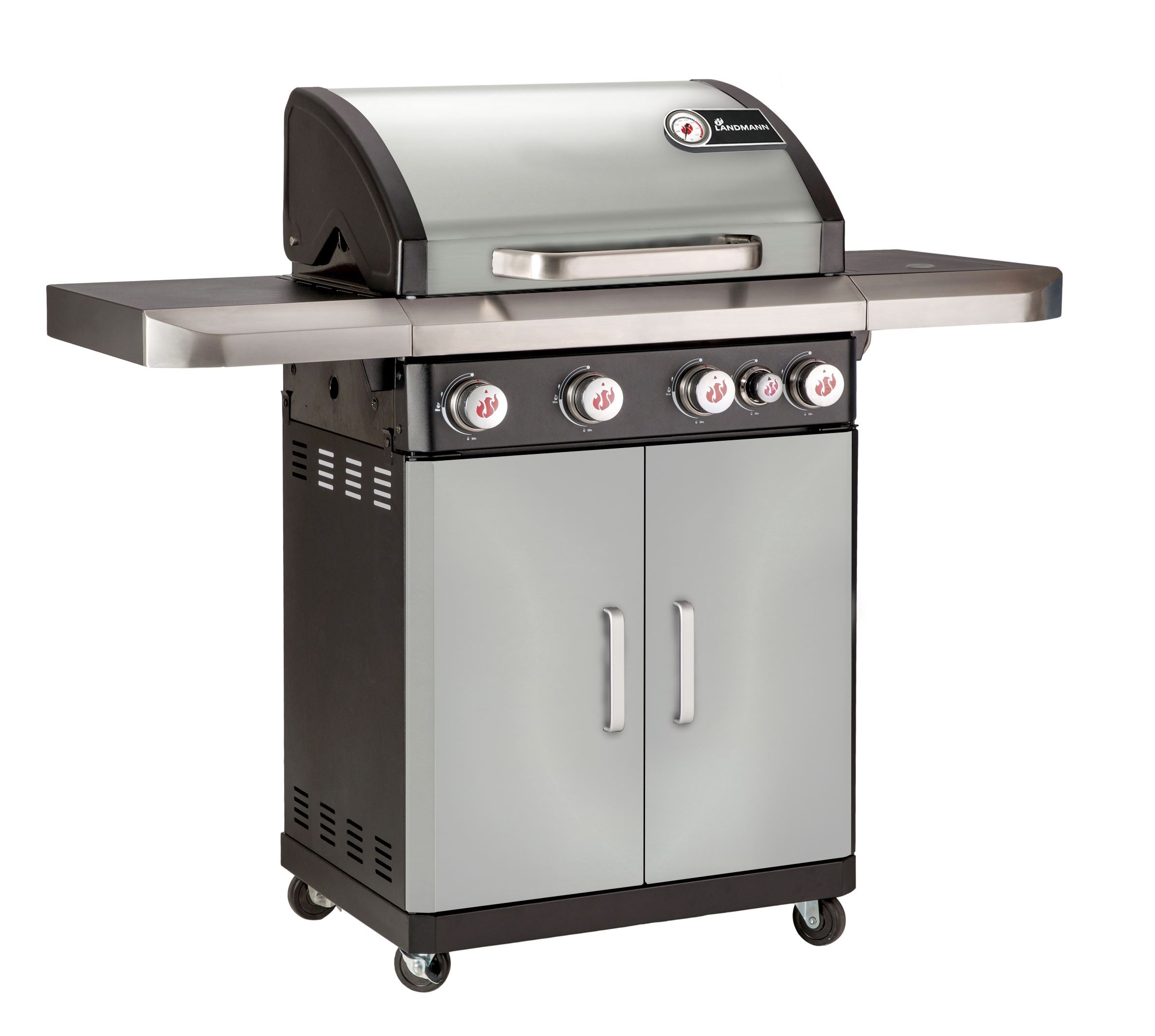 Rexon cooK 4.1 Gas BBQ - Stainless Steel & Weatherproof Cover