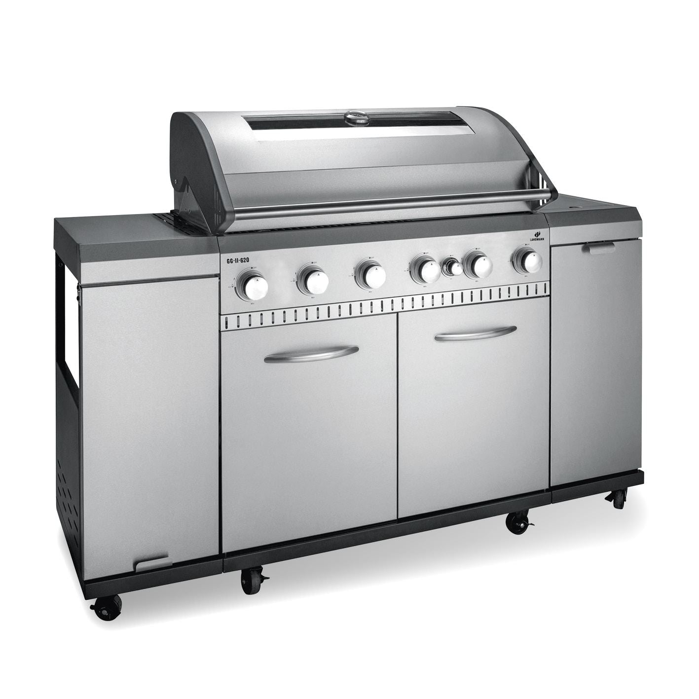 Rexon cooK 6.1 Gas BBQ - Stainless Steel & Weatherproof Cover